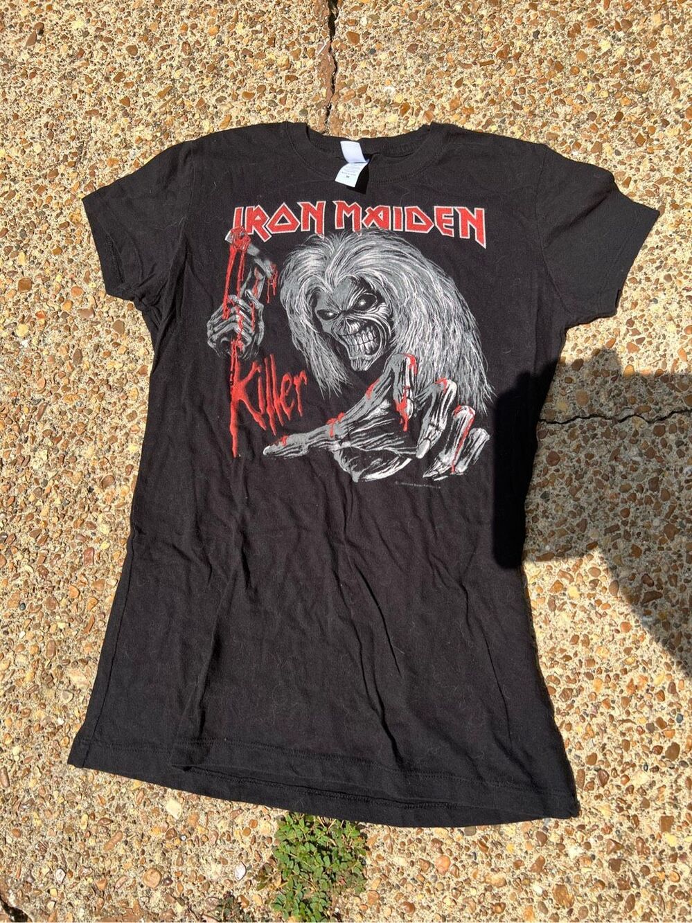 Vintage Iron Maiden Killer/Killers women’s black t shirt official Eddie 2008 M